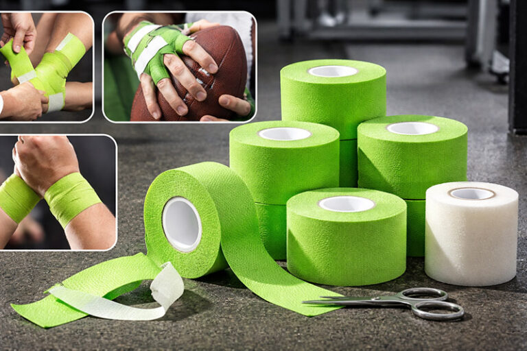green athletic tape