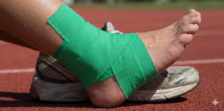 green athletic tapes