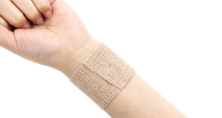 Kohäsive Bandage für das Handgelenk