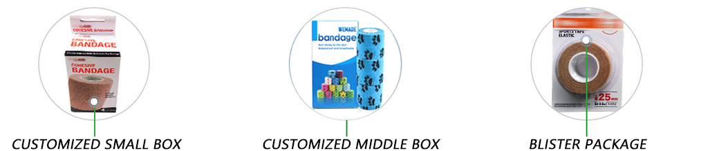 Kundenspezifische kohäsive Bandagen Verpackung 2