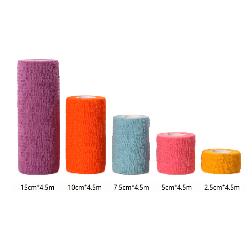 Plusieurs tailles de bandage en coton cohésif