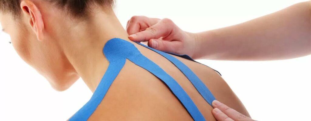 Kinesiology tape for neck