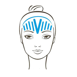 kinesiology tape for face lift