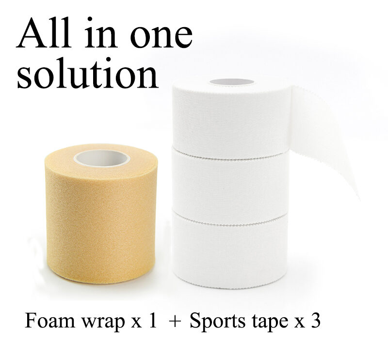 ATHLETIC TAPE for Strong Hold + PRE-WRAP for Skin Comfort