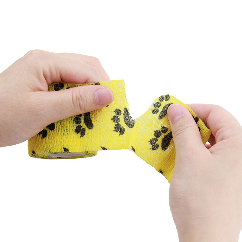 Bandage cohésif imprimé facile à utiliser