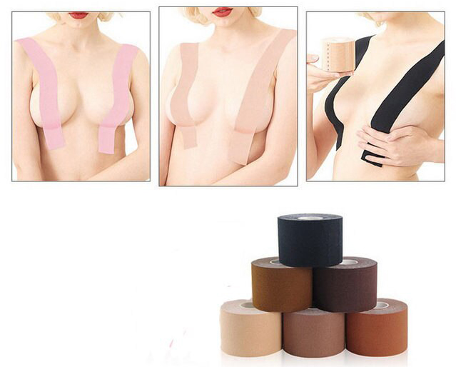 kinesiology tape for breast lift