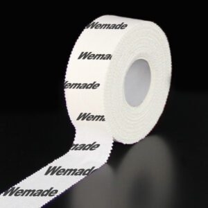 White Printed Sports Athletic Tape