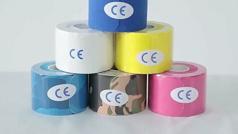 흰색 물리 치료 테이프