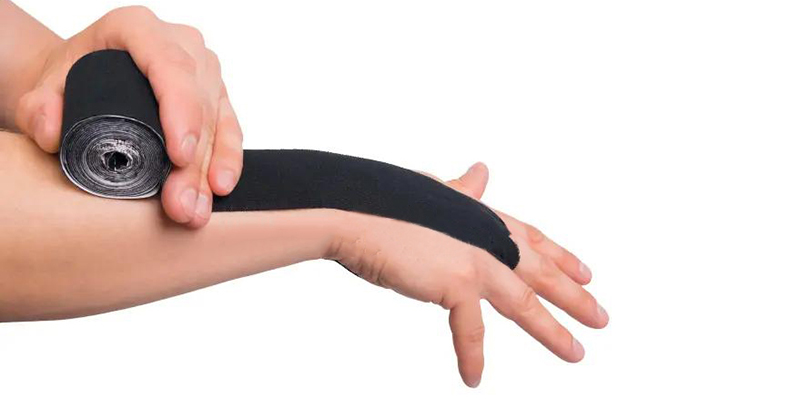 Kinesiologisches Taping für Handhersteller