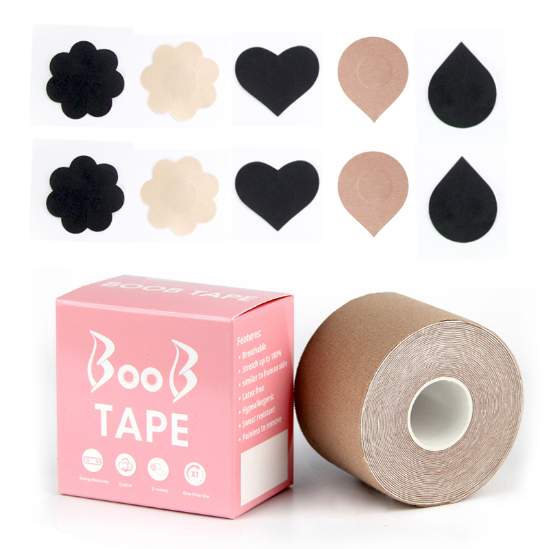 Boîte de couleurs+Bra Tape+Satin Nipple Cover