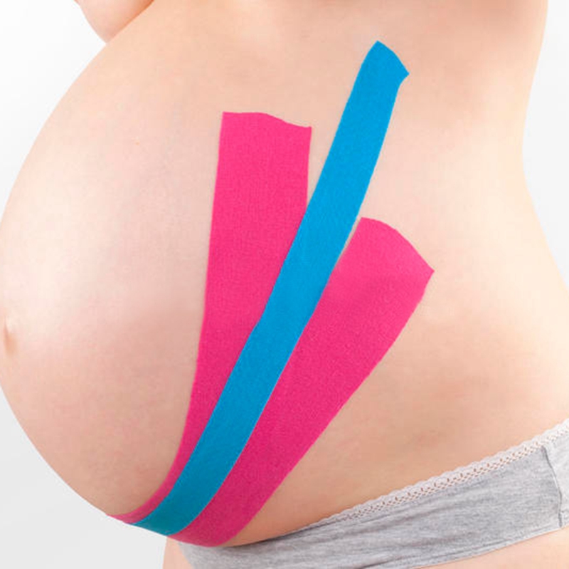 ruban adhésif pour ventre de femme enceinte