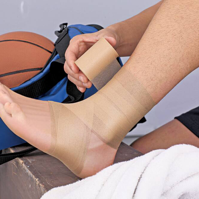 ankle under wrap