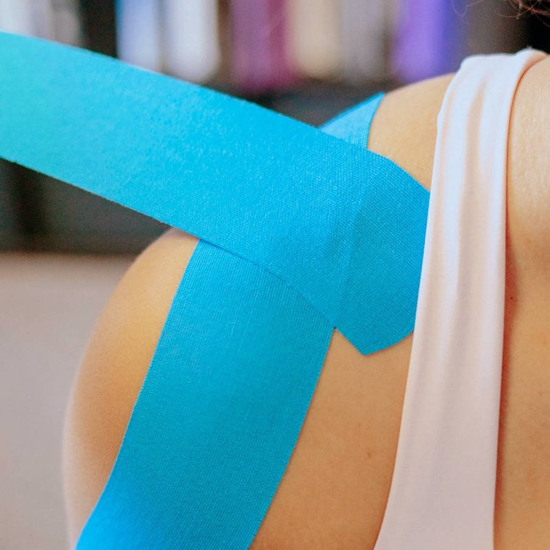shoulder kinesiology tape strips