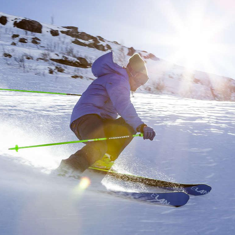 Bande faciale de ski alpin