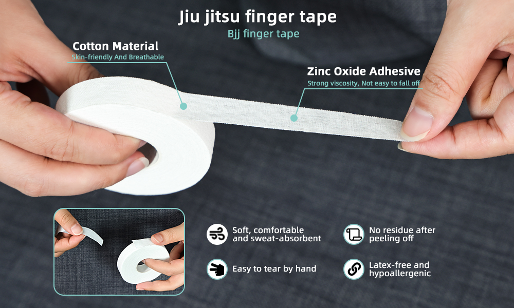 Características de la cinta para dedos de Jiu-jitsu