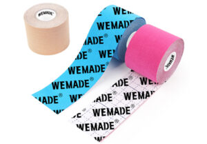Custom BrandThe print logo is the most common kinesiology tape pattern, and many kinesiology tape brands will print their brand LOGO on their tapes. This helps to enhance your brand value, and the brand logo will impress people who have used or seen it. Many teams or track and field teams will customize some patterned kinesiology tape with team logos, which makes them more recognizable.