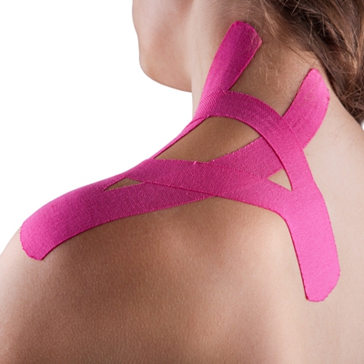 Y-shape muscle tape for shoulder