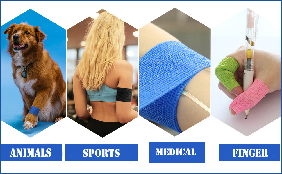 self-adhesive bandage wrap