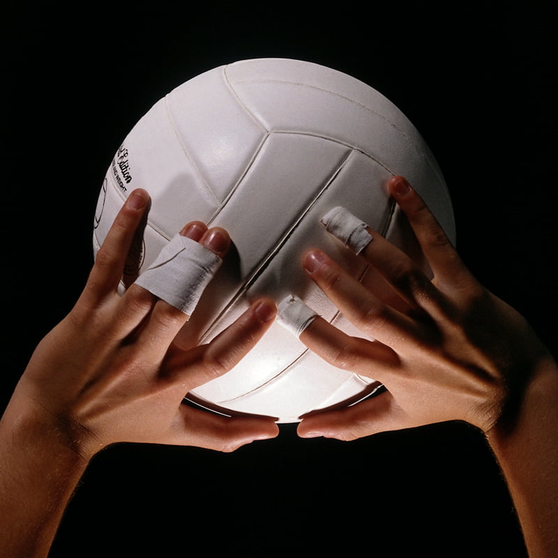 Sportband für den Finger eines Volleyballspielers