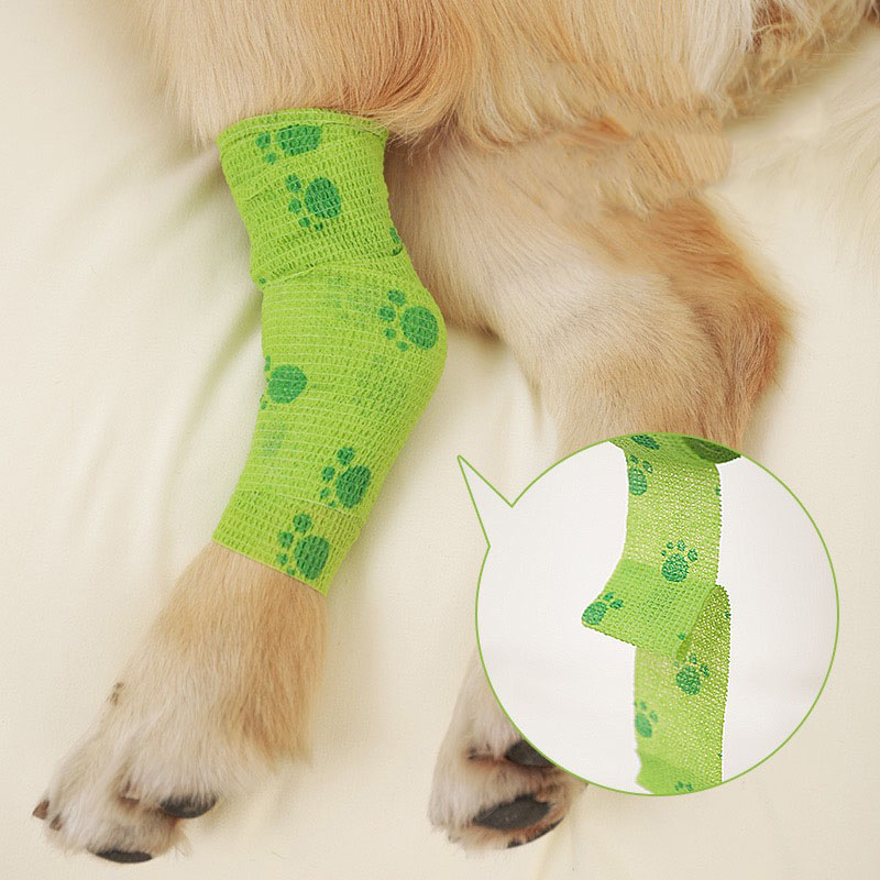 Bandage pour pied de chien Haute élasticité et auto-adhésif ne se détache pas facilement