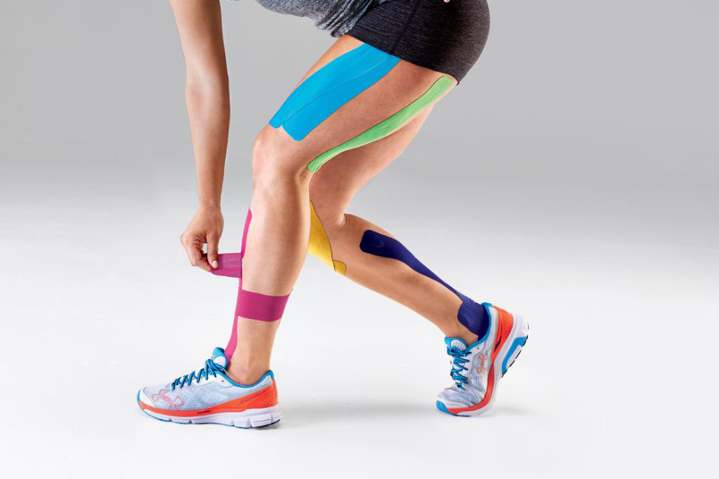 Kinesiology tape for running