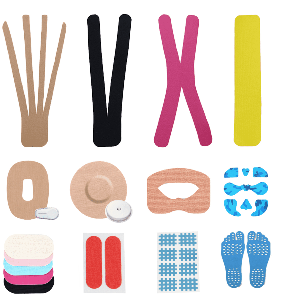 kinesiology tape pre cut strips