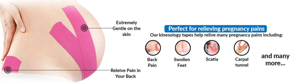 Кинезиологическая лента для беременных