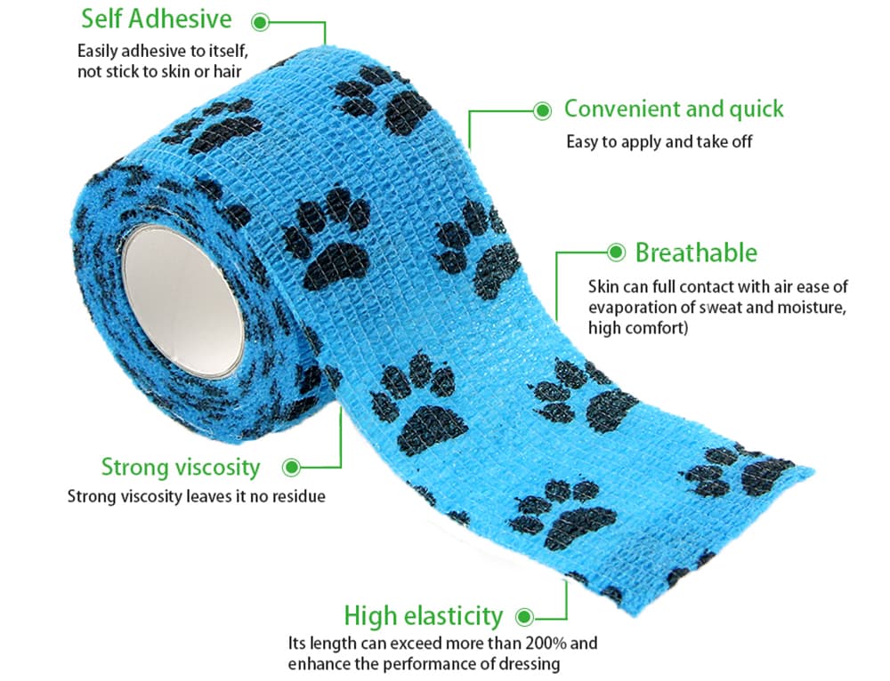 blue_vet_wrap__cohesive_bandage_with_Black_cats_paw-1