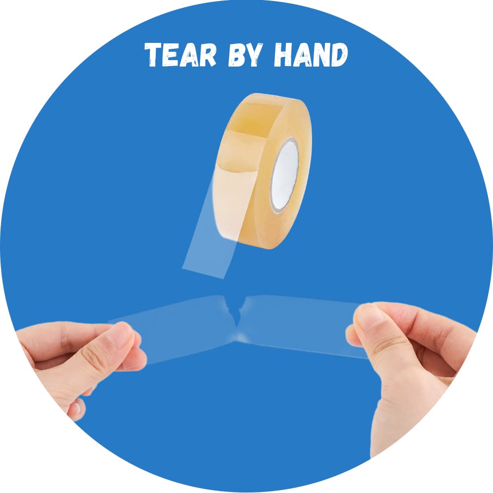 Tear by Hand Clear Hockey Tape