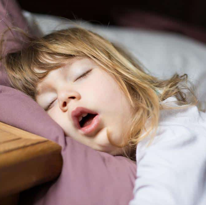 Sleep with mouth open model