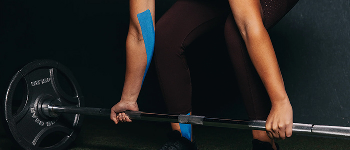 kinesiology tape for Weightlifting