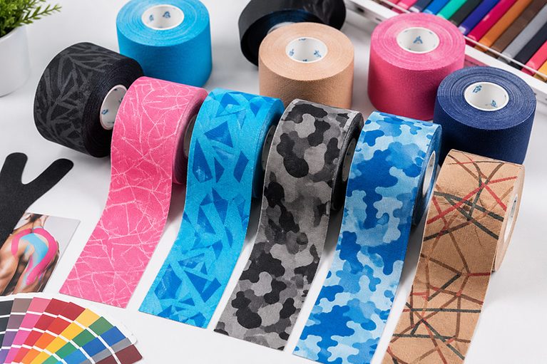 printed kinesiology tape